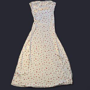 Forever 21 Women's White and Cream Dress